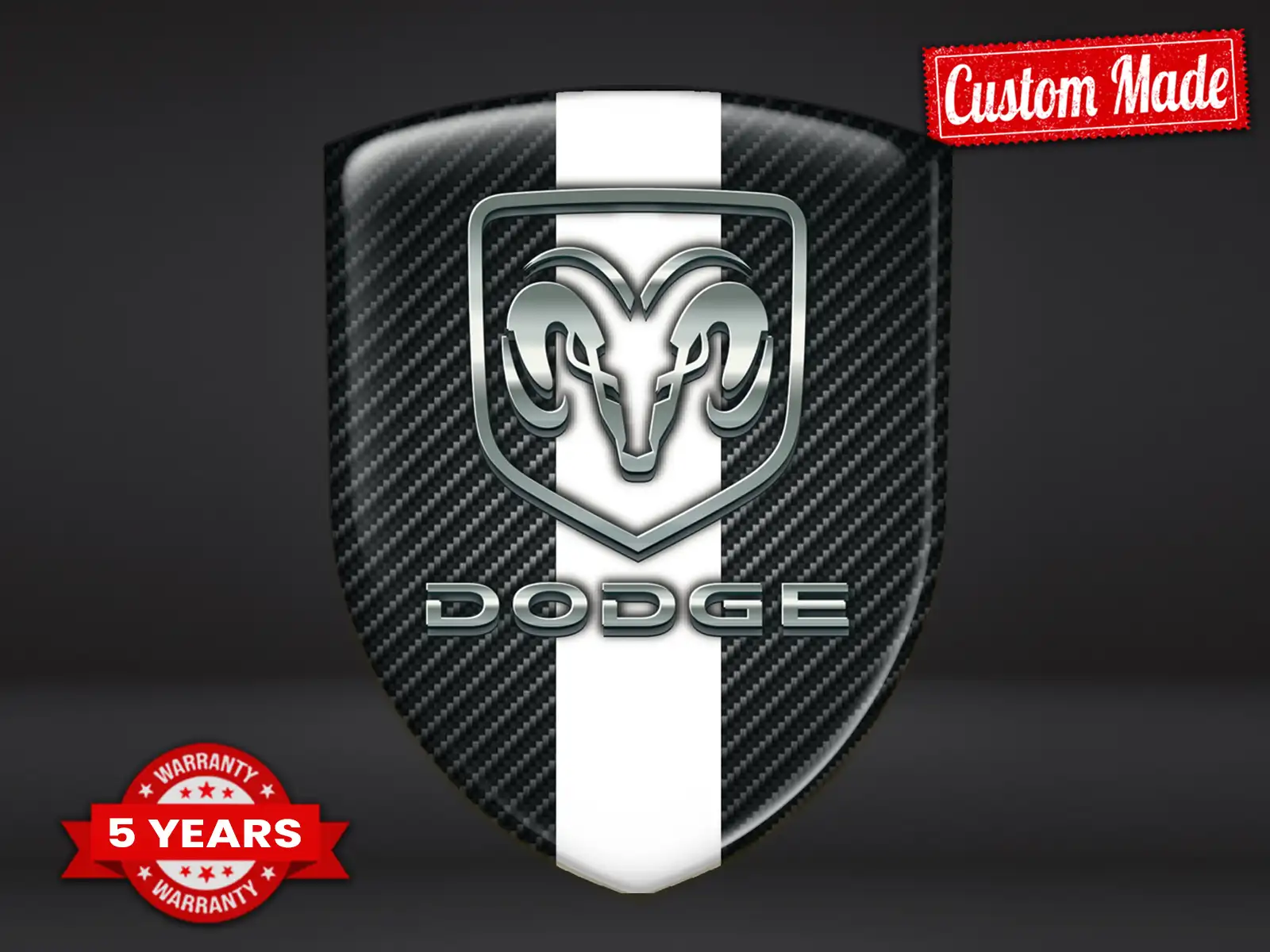 Dodge Vinylaufkleber Auto Robust Sportlich Luxus